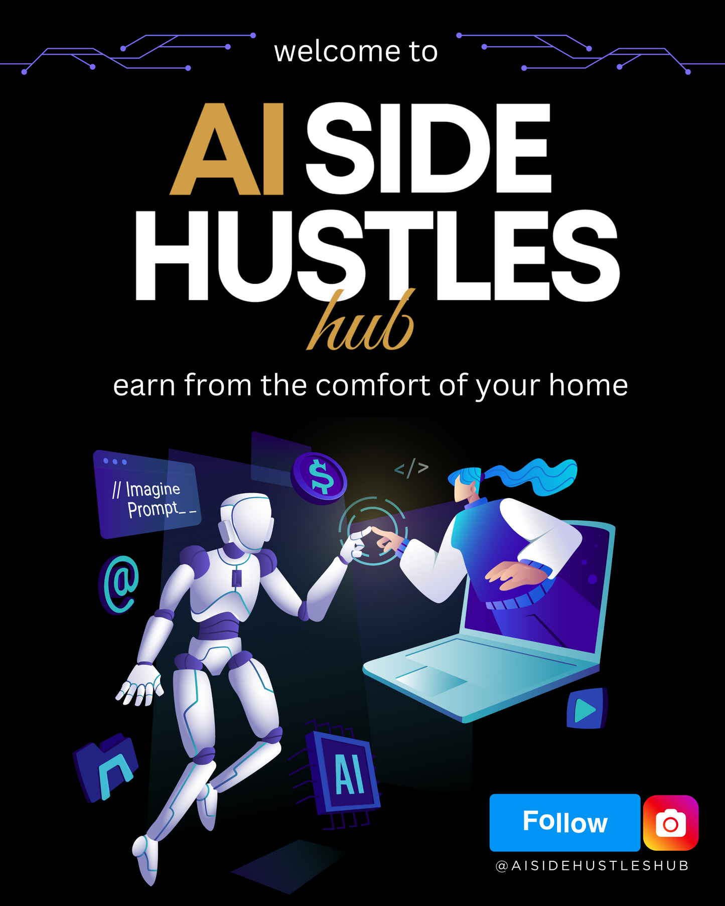 DELUXE PACKAGE | AI Side Hustles Audio/ Visual guide
